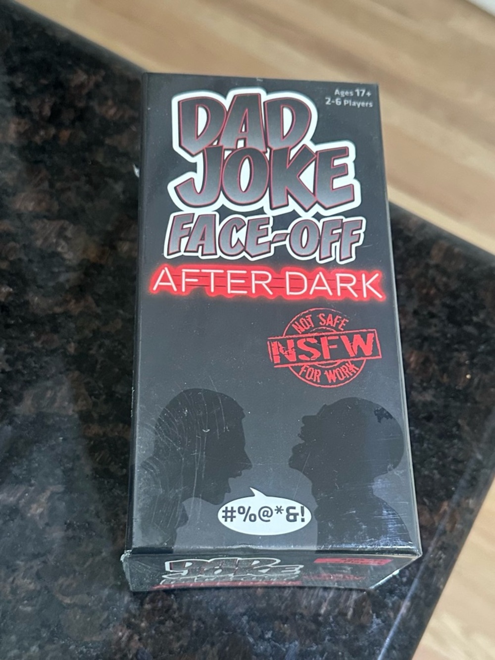 Face-Off After Dark Party Game - Black